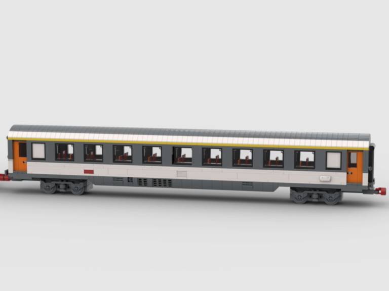 Plan de construction Lego Moc Wagon Corail 1ère classe