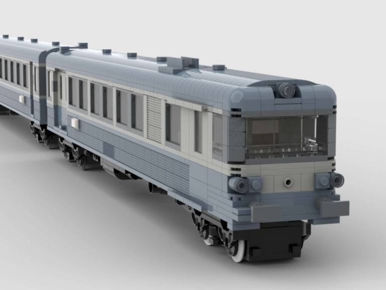 Plan de construction Autorail X4630 caravelle - bleu