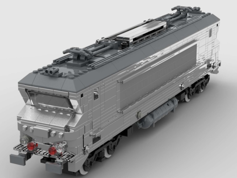 Plan MOC de la BB 7242 Vienne Fret de la SNCF