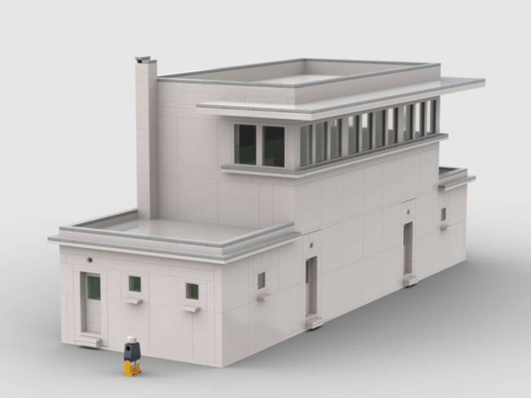 Plan de construction MOC d'un poste d'aiguillage unifié