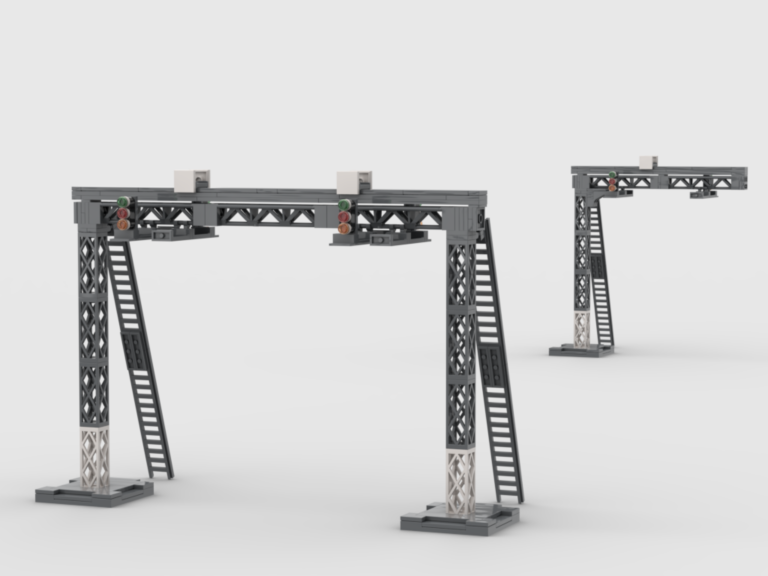 Plan de construction MOC potences et feux de la SNCF