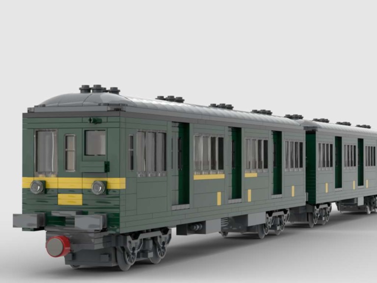 Plan de construction MOC de la Rame Standard Z1500 de la SNCF