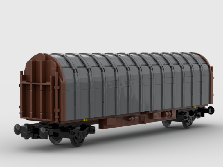 Plan de construction wagon plat bâché série Kil de la SNCF version d'origine