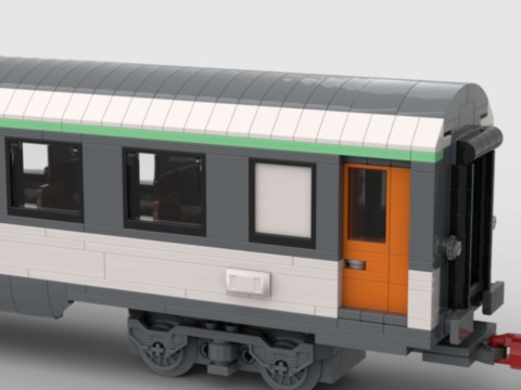 Plan de construction MOC Wagon Corail 2ème classe