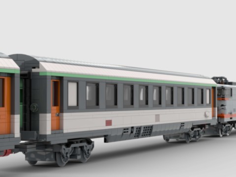Plan de construction MOC Wagon Corail 2ème classe