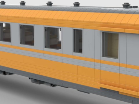 Plan de construction motrice autorail RGP2-X2606 de la SNCF