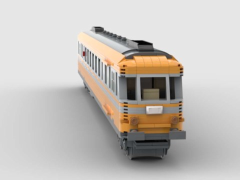 Plan de construction motrice autorail RGP2-X2606 de la SNCF