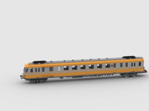 Plan de construction motrice autorail RGP2-X2606 de la SNCF