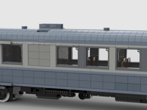 Plan de construction Autorail X4630 caravelle - bleu