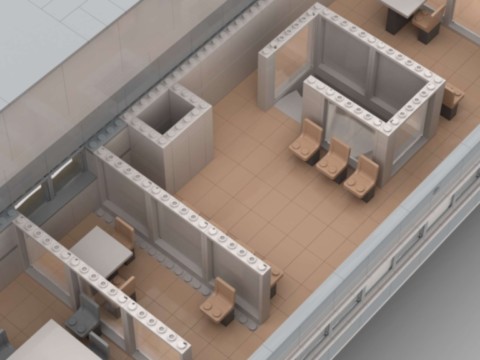 Plan de construction MOC d'un bâtiment industriel