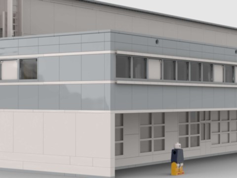 Plan de construction MOC d'un bâtiment industriel