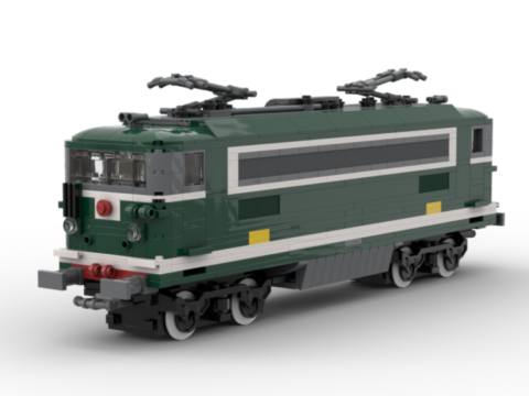 BB 20204 verte petite cabine de la SNCF
