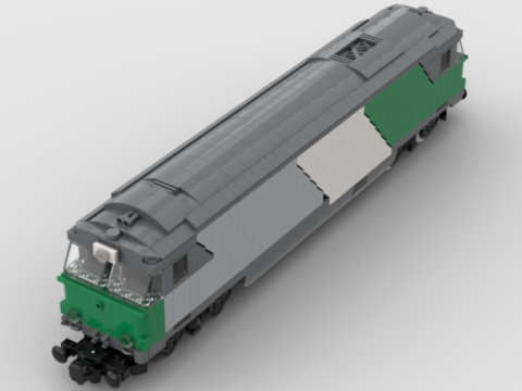 Plan de construction BB67532 de la SNCF version fret