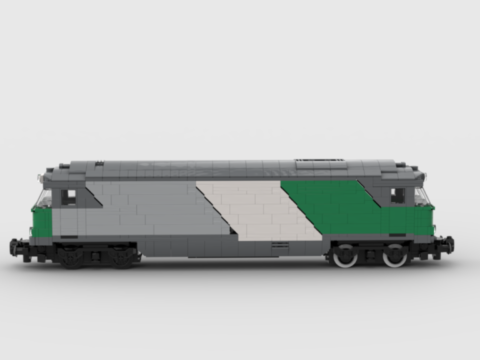 Plan de construction BB67532 de la SNCF version fret