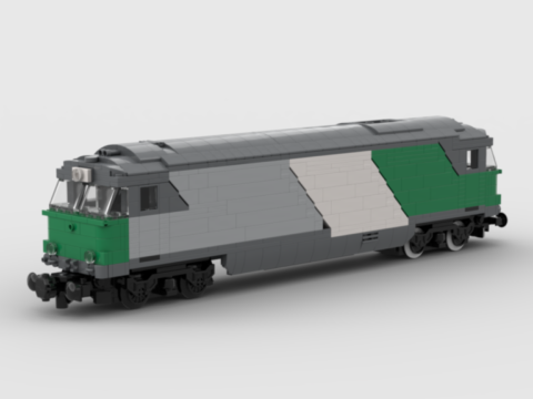 Plan de construction BB67532 de la SNCF version fret