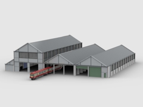 Plan de construction MOC de la gare SNCF de laon