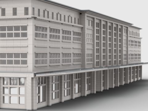 Plan de construction MOC gare Auguste Perret