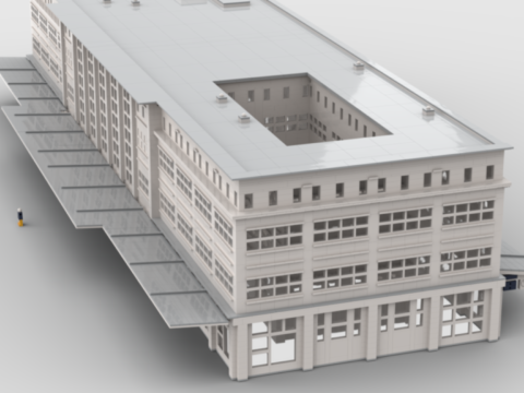 Plan de construction MOC gare Auguste Perret