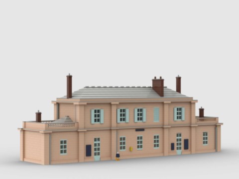 Plan de construction gare d'Auvers-sur-Oise