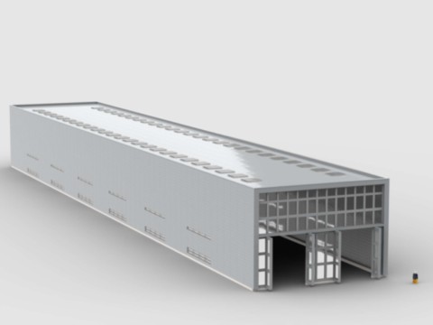 Plan de construction MOC d'un atelier de maintenance des trains SNCF d'Amiens