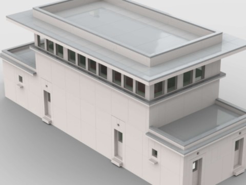 Plan de construction MOC d'un poste d'aiguillage unifié