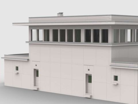 Plan de construction MOC d'un poste d'aiguillage unifié
