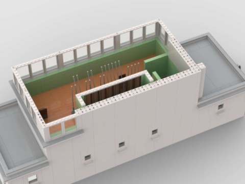 Plan de construction MOC d'un poste d'aiguillage unifié