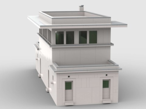Plan de construction MOC d'un poste d'aiguillage unifié