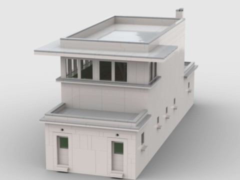 Plan de construction MOC d'un poste d'aiguillage unifié