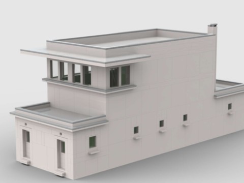 Plan de construction MOC d'un poste d'aiguillage unifié