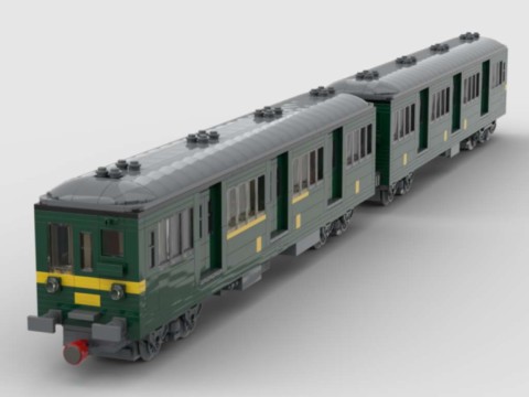 Plan de construction MOC de la Rame Standard Z1500 de la SNCF