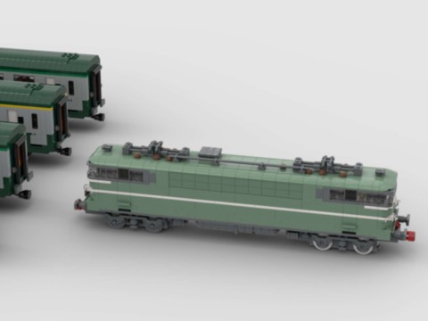 Plan de construction train SNCF complet UIC en MOC