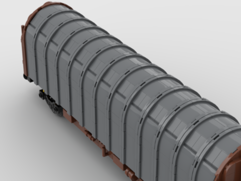 Plan de construction wagon plat bâché série Kil de la SNCF version d'origine 