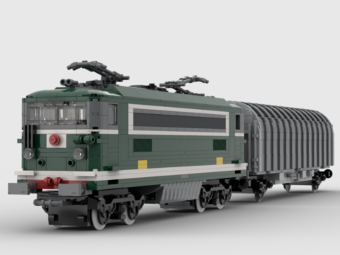 Plan de construction wagon plat bâché série Kil de la SNCF
