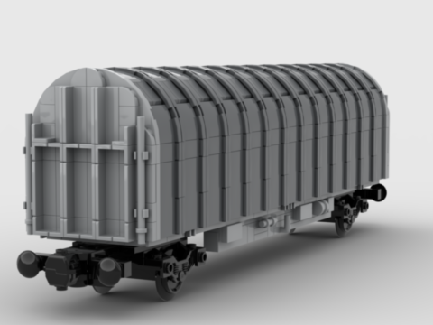 Plan de construction wagon plat bâché série Kil de la SNCF