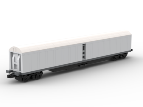 Plan de construction wagon SNCF EVS-SNAV2 gris clair toit gris clair