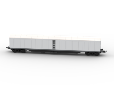 Plan de construction wagon SNCF EVS-SNAV2 gris clair toit gris clair