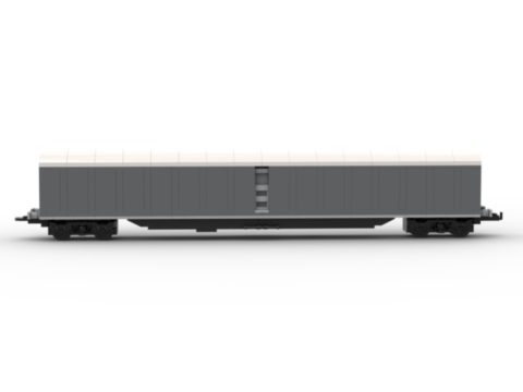 Plan de construction wagon SNCF EVS-SNAV2 gris toit blanc
