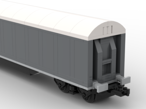 Plan de construction wagon SNCF EVS-SNAV2 gris toit blanc