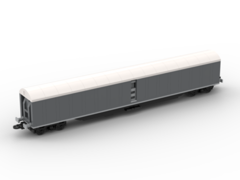 Plan de construction wagon SNCF EVS-SNAV2 gris toit blanc