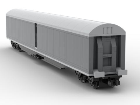 Plan de construction wagon SNCF EVS-SNAV2 gris toit gris