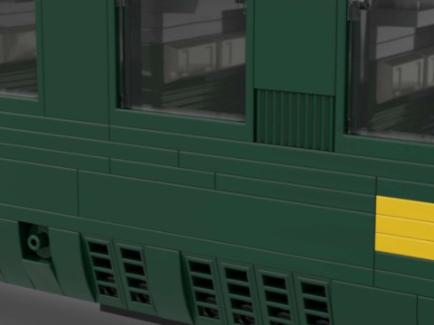Wagon UIC MOC 1ere classe vert