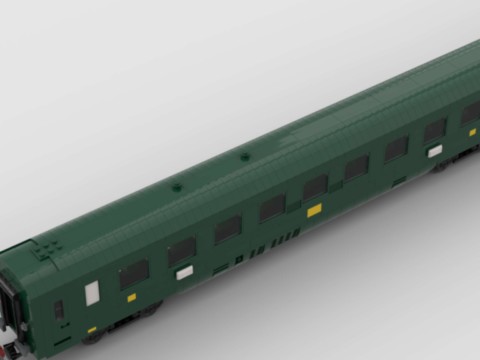 Wagon UIC MOC 1ere classe vert