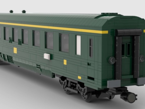 Wagon UIC MOC 1ere classe vert