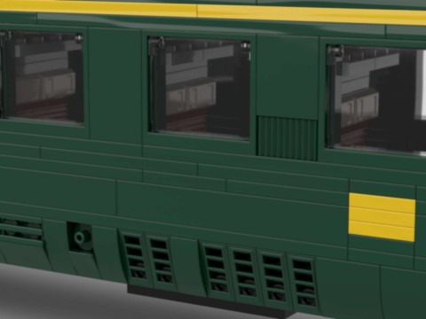 Wagon UIC MOC 1ere classe vert