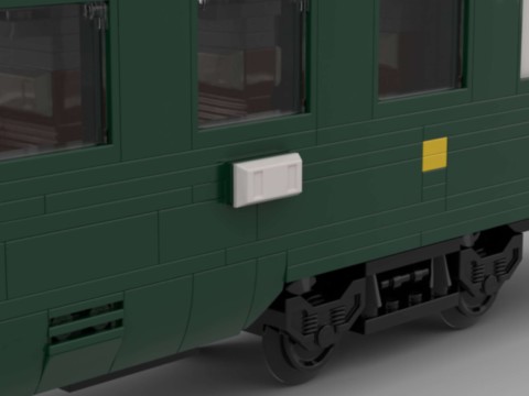 Wagon UIC MOC 1ere classe vert