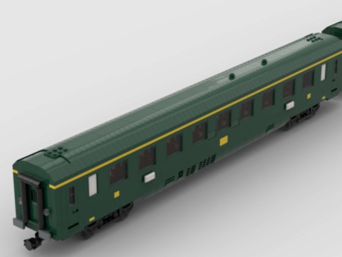 Wagon UIC MOC 1ere classe vert