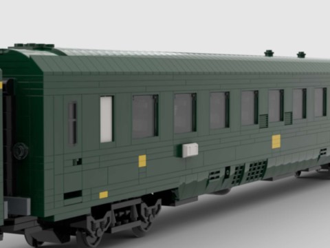 Wagon UIC MOC 1ere classe vert
