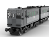 Plan de metro gris en cube lego (train 9V)