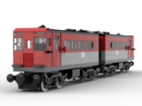 Plan de construction metro rouge en cube lego (train 9V)